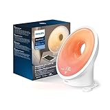 Philips Connected Sleep & Wake-up Light, Ambitrak-Umweltsensor, wählen Sie Licht, Töne und Musik aus, Mitternachtslicht, Entspannungs- und Atemfunktion, SleepMapper-App WIFI (Modell HF3671/01)